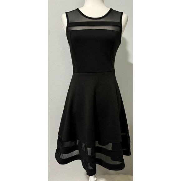 Lulu’s final stretch sheer black dress S - Picture 10 of 11